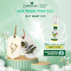 Sáp Thơm Hoa Khô Purevess | Treo Tủ Quần Áo, Treo Toilet, Treo Xe Ô Tô, Khử Mùi Ẩm Mốc, Thơm Phòng