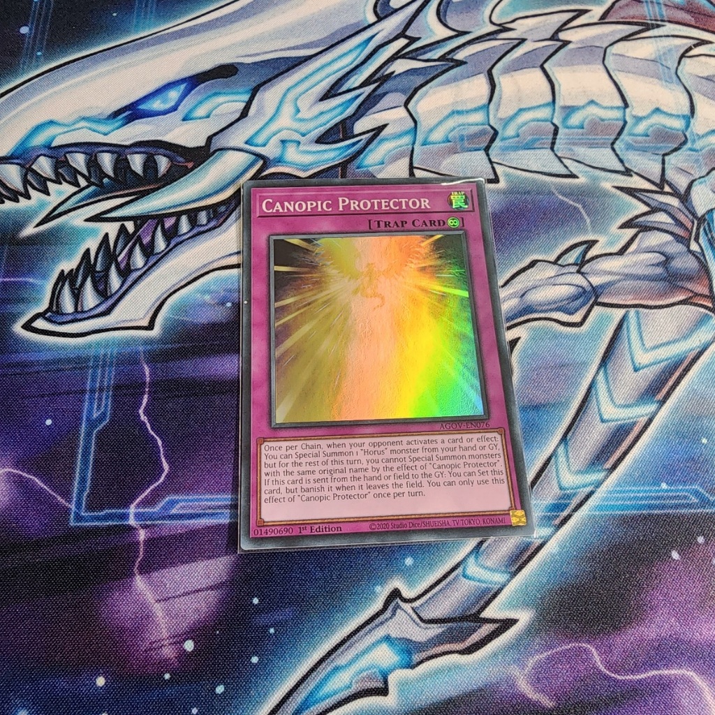 Bài Yugioh TCG UK [AGOV-EN076] Canopic Protector - Super Rare [SP ...