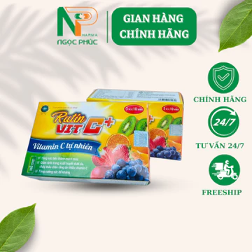 Viên uống RUTIN VIT C+ vitamin C tự nhiên tăng sức bền thành mạch - 𝘿𝙋_𝙉𝙜𝙤̣𝙘 𝙋𝙝𝙪́𝙘