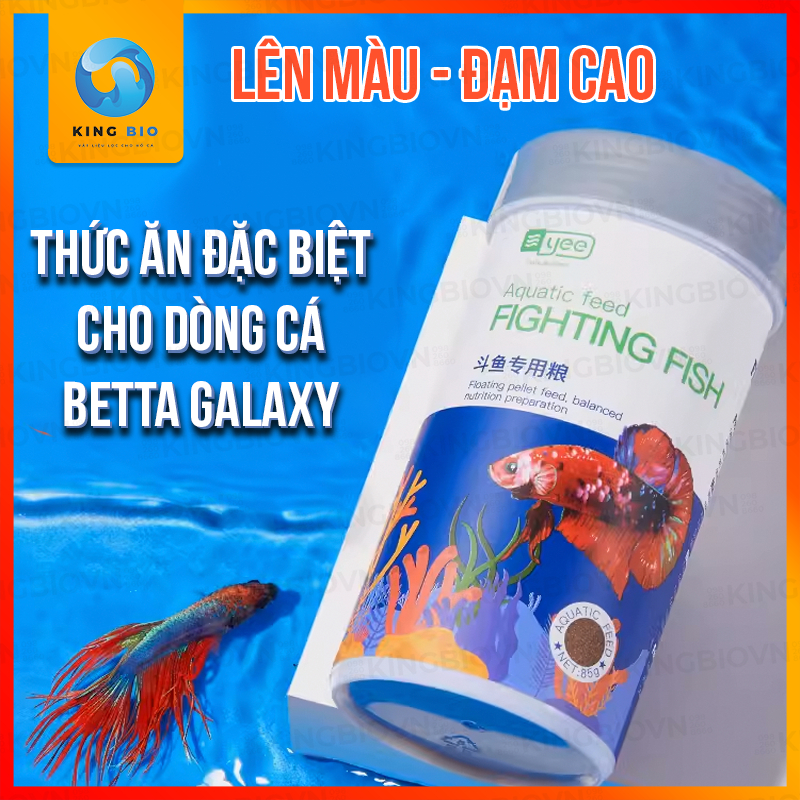 Cám cho cá Betta Yee Fighting Fish – thức ăn đặc biệt cân bằng dinh ...