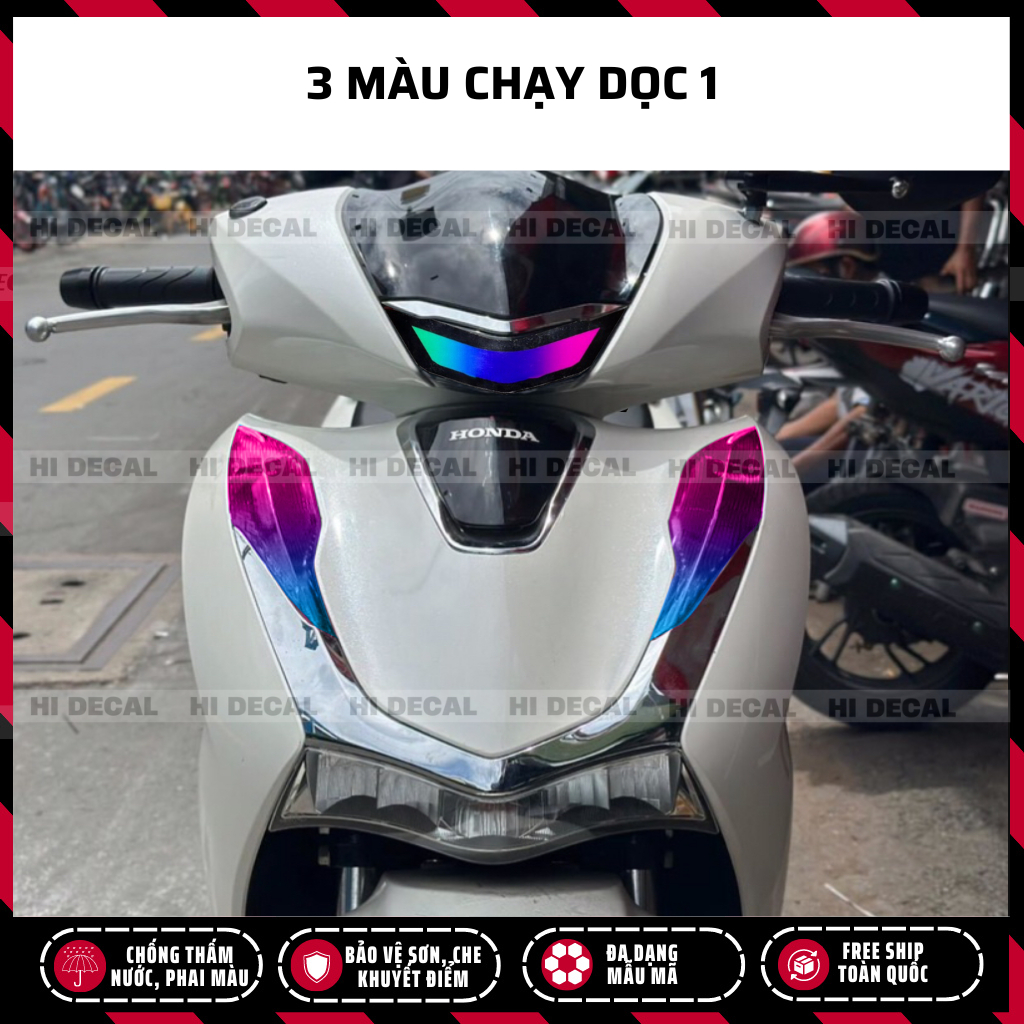 [1 Bộ] Combo Dán Demi + Xi nhan SH 2020 - 2025 , Tem dán bảo vệ đổi màu trang trí, bảo vệ chống xước