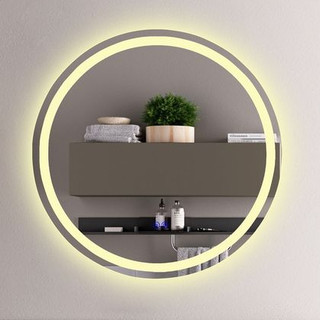 Gương Tròn đèn LED cảm ứng treo tường, Gương trang điểm, phòng tắm cao cấp ,Diamond Mirror