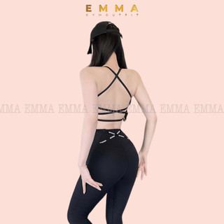 Áo Bra Tập Gym Dây Đan Lưng Vạt Chéo Tạo Eo Nhỏ Nhập Quảng Châu [ĐỒ TẬP GYM NỮ]