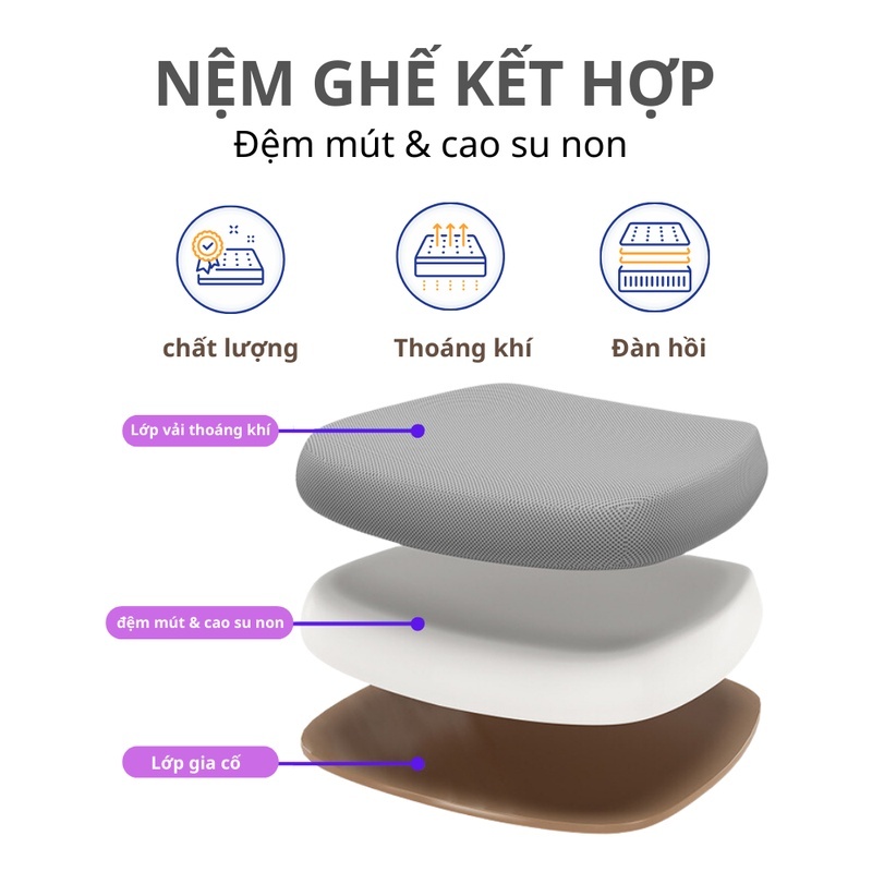 Ghế Công Thái Học Xoay Văn Phòng CTH-27 Có Tựa Đầu Gác Chân Cao Cấp | BigBuy360 - bigbuy360.vn
