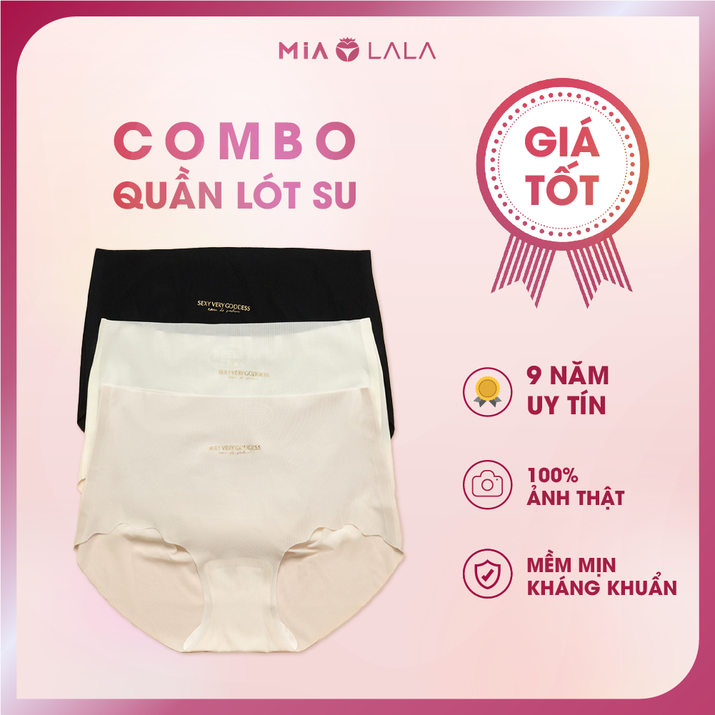 Combo quần lót su co giãn mềm mịn Mialala 3381 FQL04083381