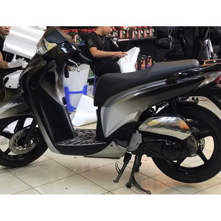 Tem trùm SH 2009-2010-2011-2012 Loang trắng đen- Độ dán team trùm decal xe máy  - Team trùm decal rẻ đẹp