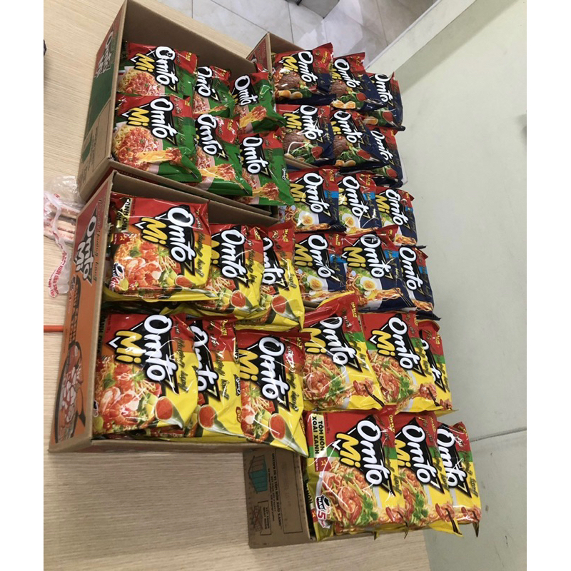 Lẻ 1 gói Mì OMACHI, OMTOMI Mì Canh chua tôm, xốt Spagheti, mì bò cay ...