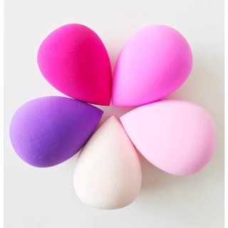 Bông Mút Trang Điểm Tán Kem Mềm Mại Tiện Dụng Hình Giọt Nước Tông Màu Pastel Giao Ngẫu Nhiên Momoko