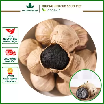 Tỏi đen cô đơn 500g, lên men tự nhiên 60 ngày, tốt cho sức khỏe, tim mạch, ngừa ung thư - Chợ thảo dược việt