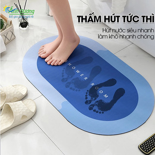 Thảm Hút Nước Siêu Thấm - Thảm Lau Chân Nhà Tắm