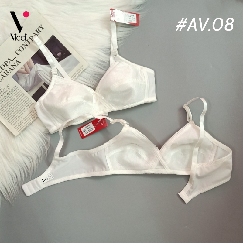 Ảnh Áo ngực nữ Vicci AV.03 - AV.08 không gọng, mỏng không đệm mút nhiều màu 3