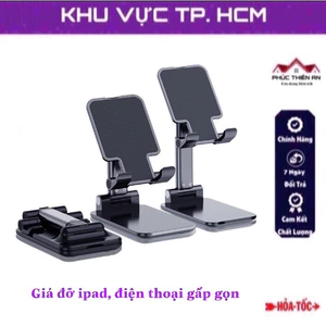 Giá đỡ ipad, điện thoại gấp gọn để bàn tiện dụng