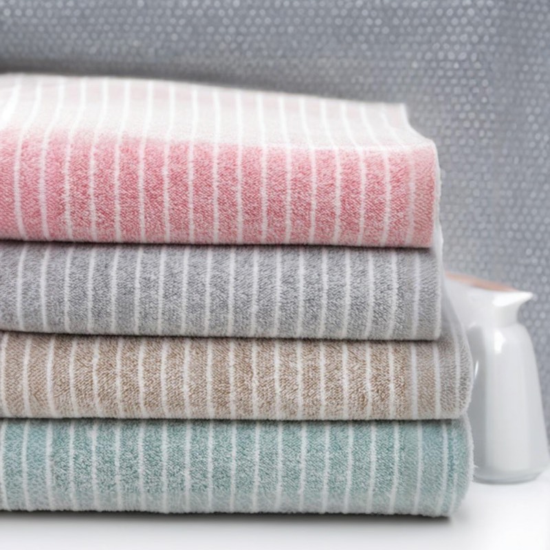 Ảnh Khăn tắm lau tóc Poêmy ST KT(35x75cm) - Sọc nhỏ 4