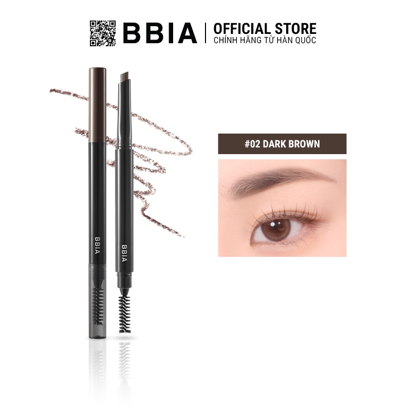 Ảnh Chì Kẻ Chân Mày Bbia Last Auto Eyebrow Pencil (5 màu) 0.18g - Bbia Official Store 2
