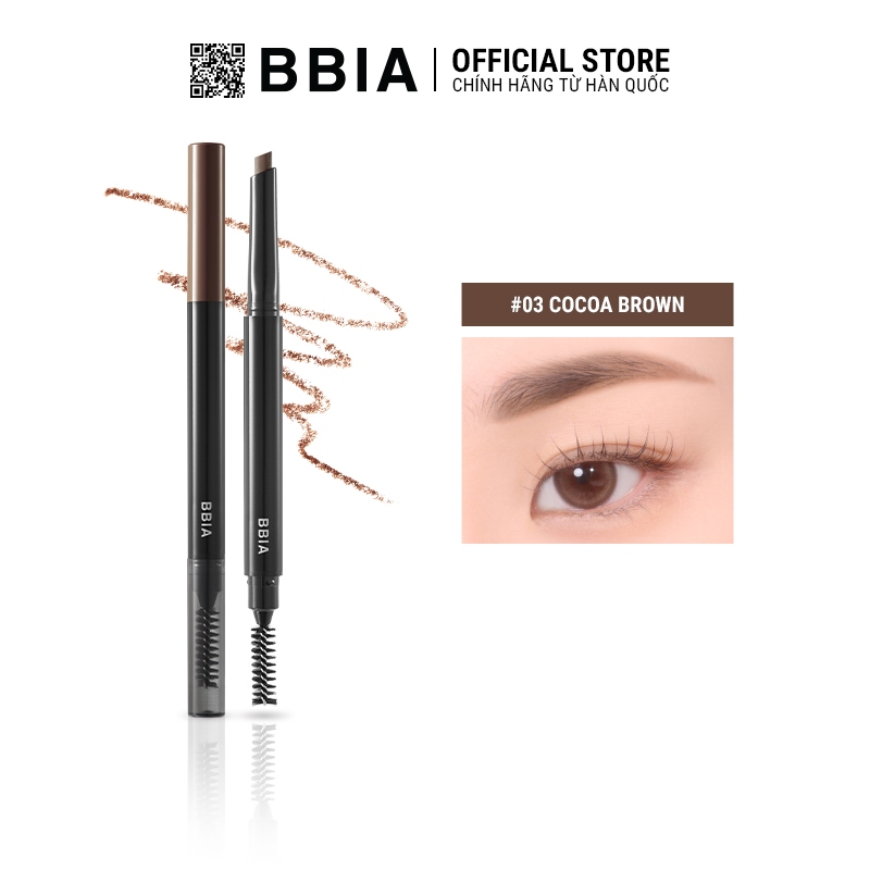 Ảnh Chì Kẻ Chân Mày Bbia Last Auto Eyebrow Pencil (5 màu) 0.18g - Bbia Official Store 3
