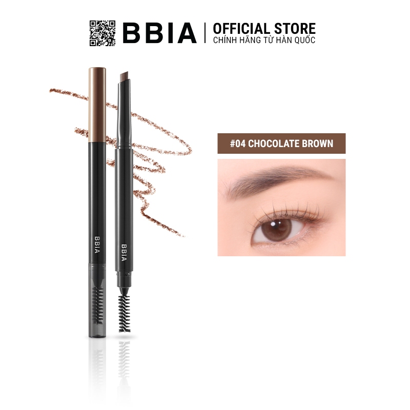 Ảnh Chì Kẻ Chân Mày Bbia Last Auto Eyebrow Pencil (5 màu) 0.18g - Bbia Official Store 4
