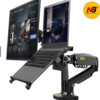 ComBo Gía Treo Màn Hình MáyTính Kèm Kẹp Đỡ LapTop F160+FP2