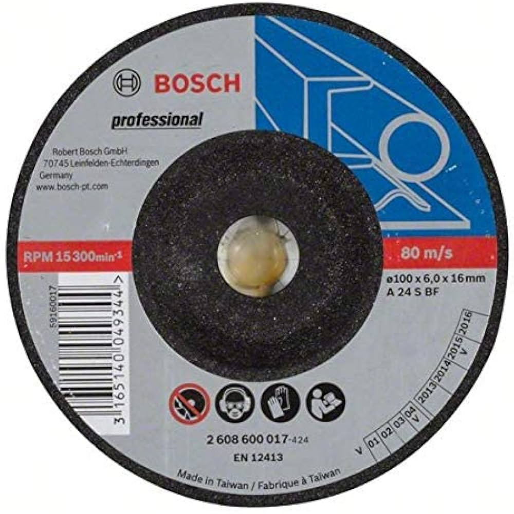 Đá mài sắt Bosch 2608600017 100x6x16mm