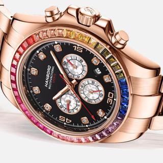 Đồng Hồ Cơ Nam Đeo Tay HANBORO Watch 8032 Chính Hãng| Tặng kèm bóp đựng đồng hồ [36]