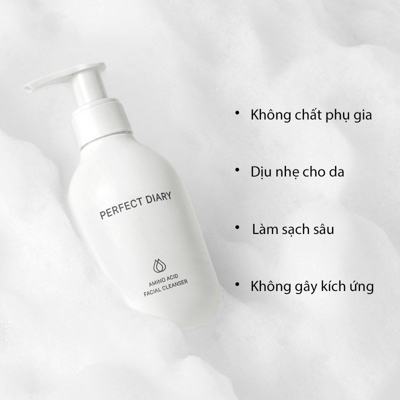 Ảnh Sữa Rửa Mặt Perfect Diary Axit Amin Tạo Bọt Dịu Nhẹ Cho Da Nhạy Cảm Bảo Vệ Làn Da 200ML 1
