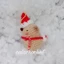 Móc khoá chuột lang nước (capybara) giáng sinh bằng len handmade làm quà tặng trang trí đáng yêu ( ảnh thật shop chụp)