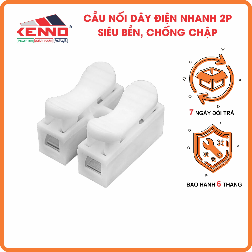 Cầu nối dây điện 2P cầu đấu nhanh đấu dây điện siêu bền, chống chập