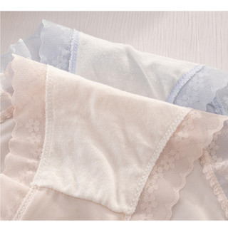 Quần lót nữ su mỏng phối ren hoa nơ gợi cảm, đáy may 2 lớp chắc chắn kháng khuẩn KING SHOP L-519