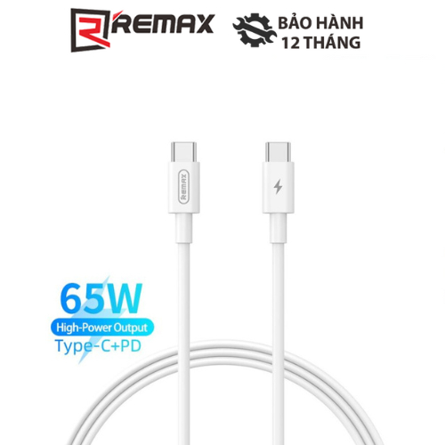 Cáp Sạc Nhanh Remax RC-191 65W Cổng Type C ra Type C | Shopee Việt Nam
