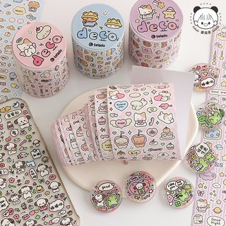 Hình dán sticker chiết 35cm trang trí dạng cuộn Nhà Kawaii