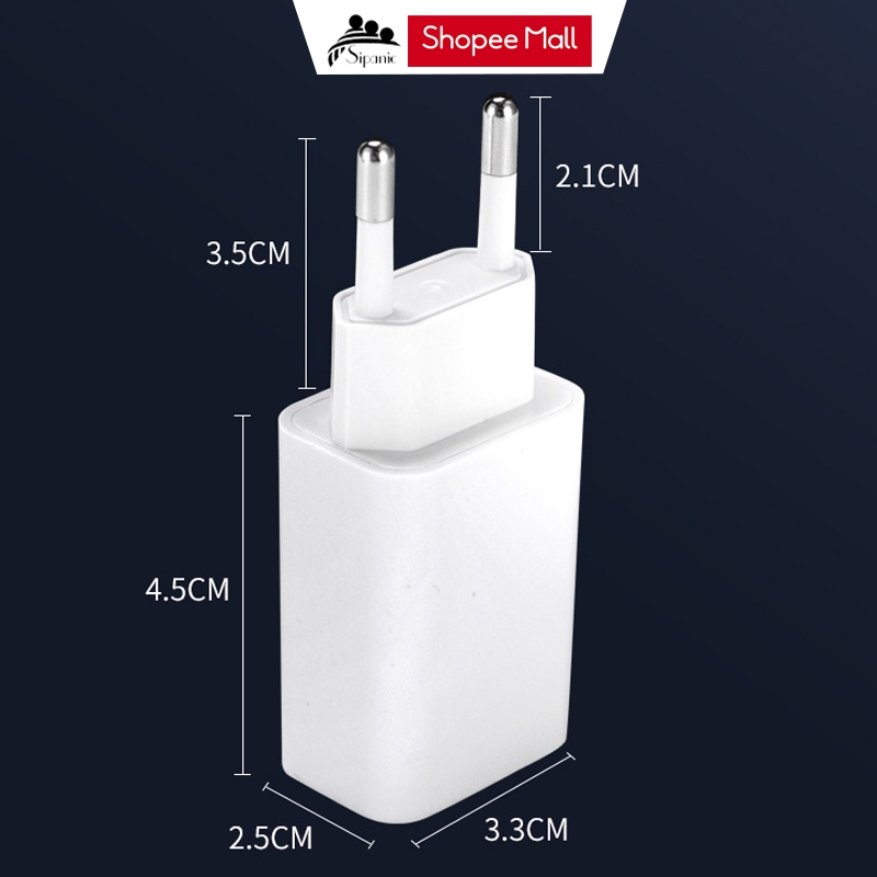 Ảnh Củ sạc Sipanic 5v-1a cho điện thoại,loa nghe nhạc,đồng hồ,đèn học led,an toàn không cháy nổ 2