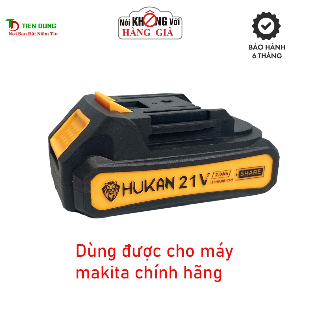 Pin HUKAN SUPER 2Ah 5 CELL Mạch 4 mosfed, Vỏ nhựa ABS Chân Pin Phổ ...