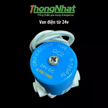 Van điện từ 24V máy lọc nước tròn xanh - Dùng cho tất cả các dòng máy lọc nnước RO 💥LINH KIỆN MÁY LỌC NƯỚC CHÍNH HÃNG 💥