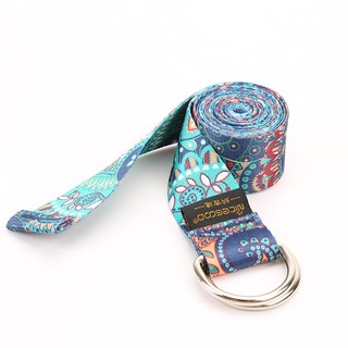 Dây Tập Yoga Cotton Mềm Mại Hoa Văn Thổ Cẩm Dài 1m8-2m5 có chốt móc, chịu lực tốt, hỗ trợ luyện tập trong tập yoga, gym