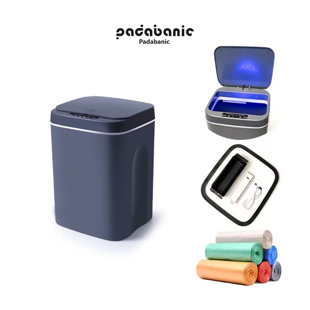 Review Thùng rác thông minh Padabanic 14L/16L: Cảm ứng Tự động, Tiện lợi & Sang trọng
