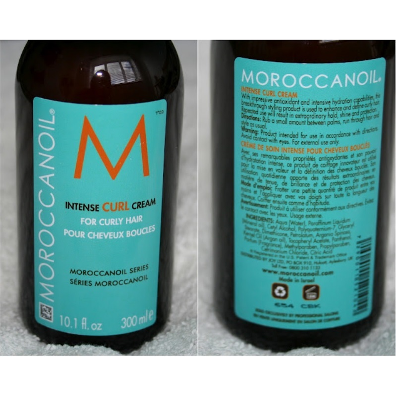 Kem vuốt tóc - Moroccanoil Intense Curl Cream - dưỡng và tạo kiểu mềm mại cho tóc xoăn (300ml) - LT