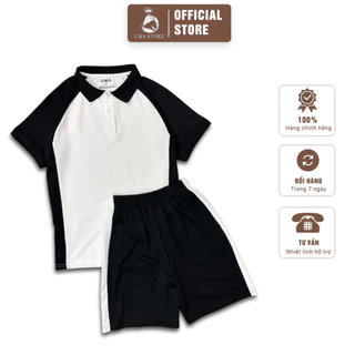 Bộ Quần Áo Thể Thao Nam UMA STORE Cộc Tay Quần Short Dáng Suông Chất Thun Cá Sấu CoolMax Set Đồ Polo Khỏe Khoắn SPB03