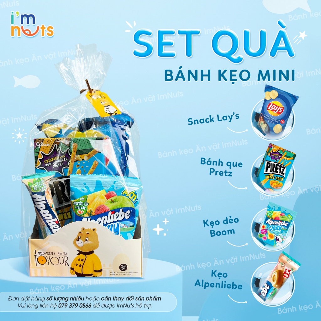 Set Quà Bánh Kẹo Mini ImNuts nhiều màu sắc | Shopee Việt Nam