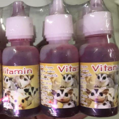 Thực phẩm bổ sung Vitamin Thailan dạng nước,vitamin tổng hợp dành cho sóc bay úc sugar glider,nhím,sóc bông,sóc đất 20ml