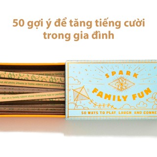 Bộ Quẻ Xăm Spark Family Fun: 50 Ways to Play, Laugh, and Connect (Mystic House Tarot Shop) - Bài Gốc Authentic 100%