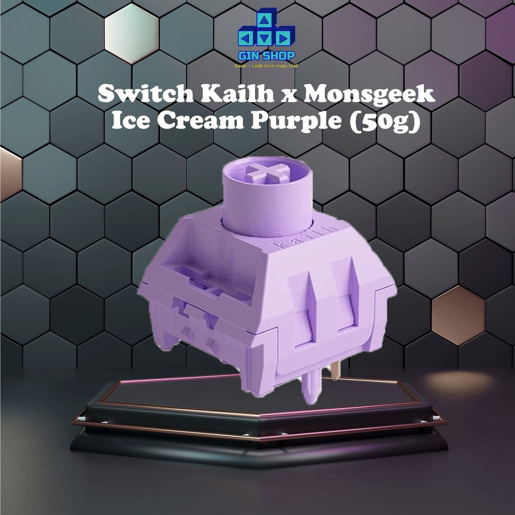 Công tắc Switch bàn phím cơ Switch Ice Cream Purple - Kailh x Monsgeek ...