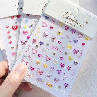 Sticker nail- sticker hoạt hình 5D mã M