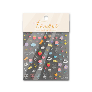 Sticker nail- sticker hoạt hình 5D mã M