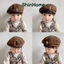 Mũ nồi tiểu thư chất dạ nhung cho bé gái 3-8 tuổi (chỉnh được độ rộng) ShinHome Baby