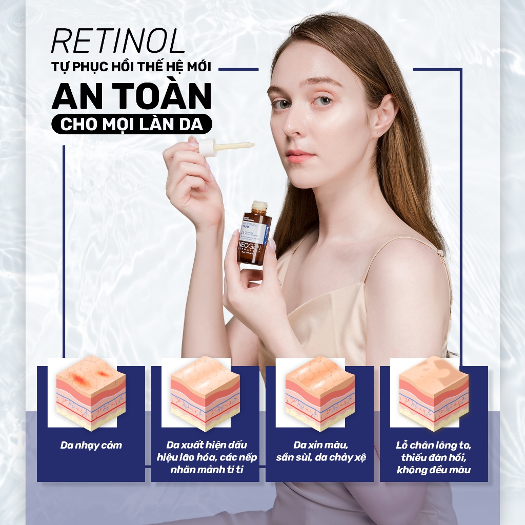 Ảnh Serum Retinol 2% Hoạt Chất Sinh Học Tự Phục Hồi Neogen Dermalogy Real Retinol Serum 30ml 3