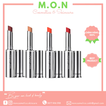 Son Thỏi MAC Locked Kiss 24H Lipstick Moncosmetics mẫu mới 2023