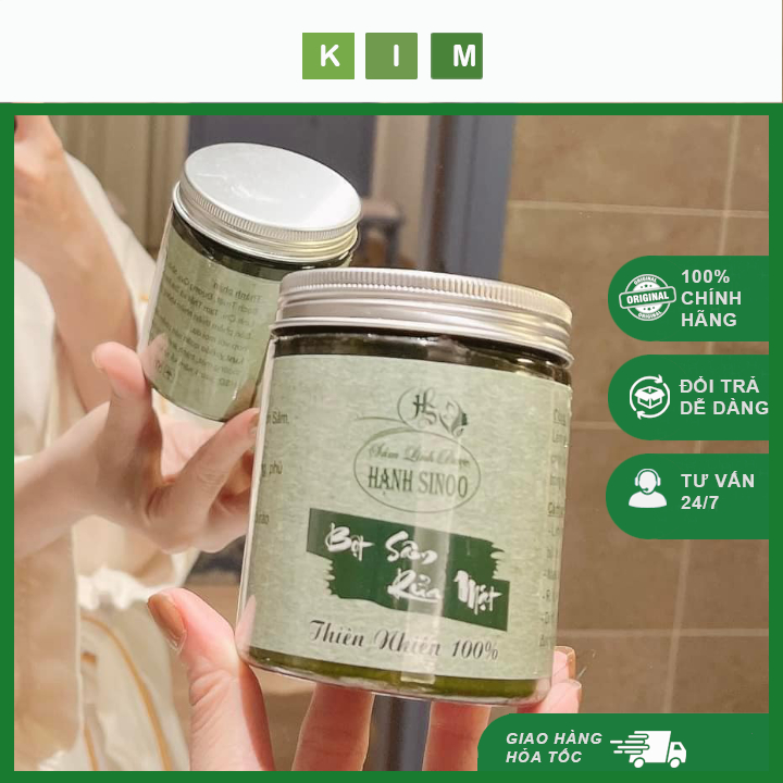 Giá sỉ - Bột rửa mặt thảo dược Hạnh sinoo