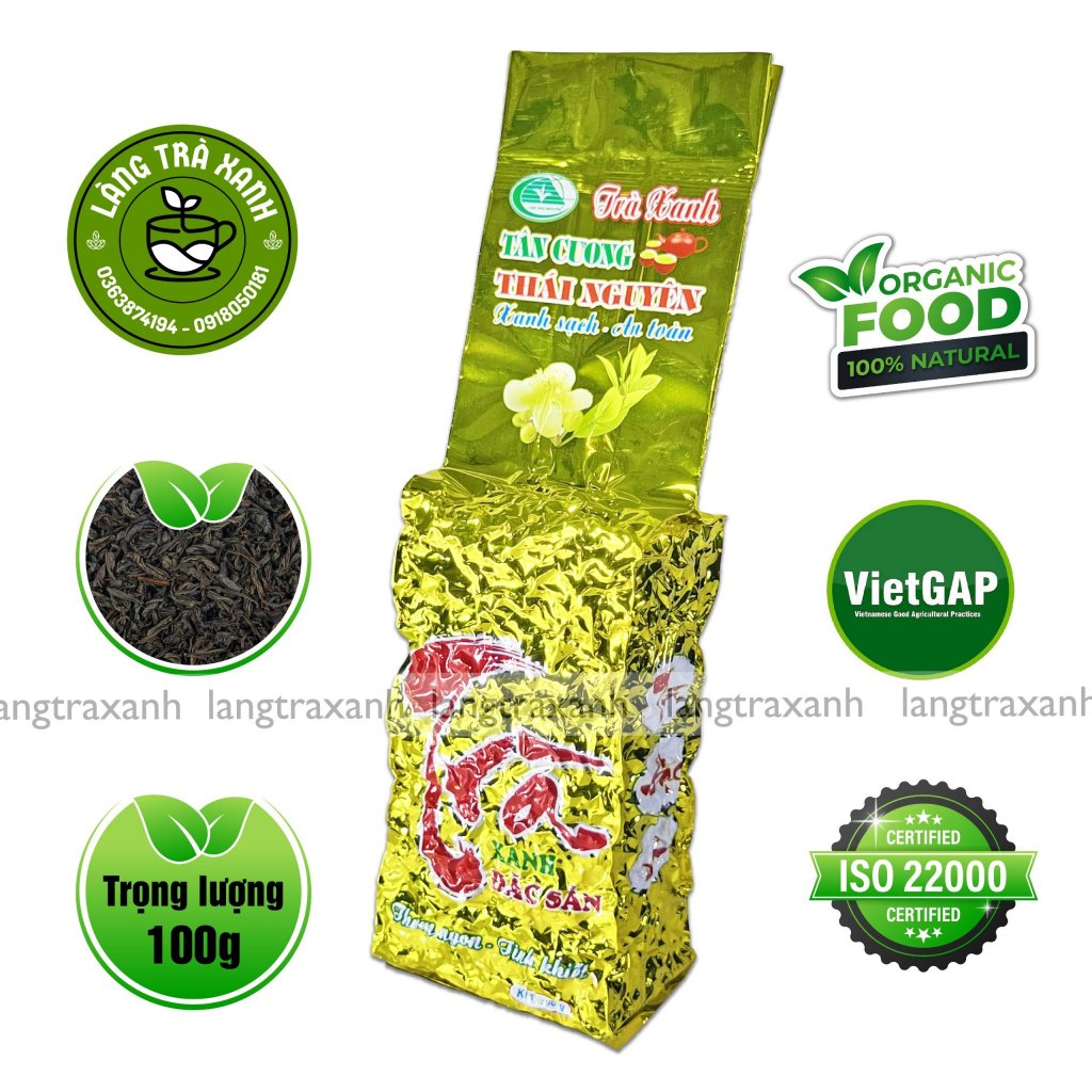 (Chính Gốc Thái Nguyên) Trà Xanh Tân Cương Thái Nguyên Cao Cấp (Loại 1)
