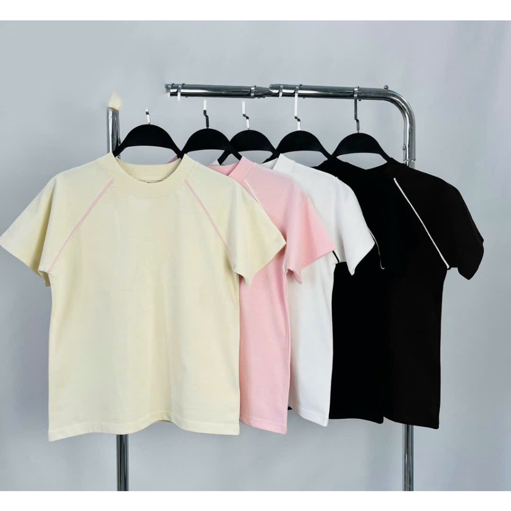 Áo thun nữ baby tee thun cotton dày dặn Anngo - BT01