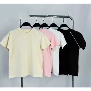Áo thun nữ baby tee thun cotton dày dặn Anngo - BT01