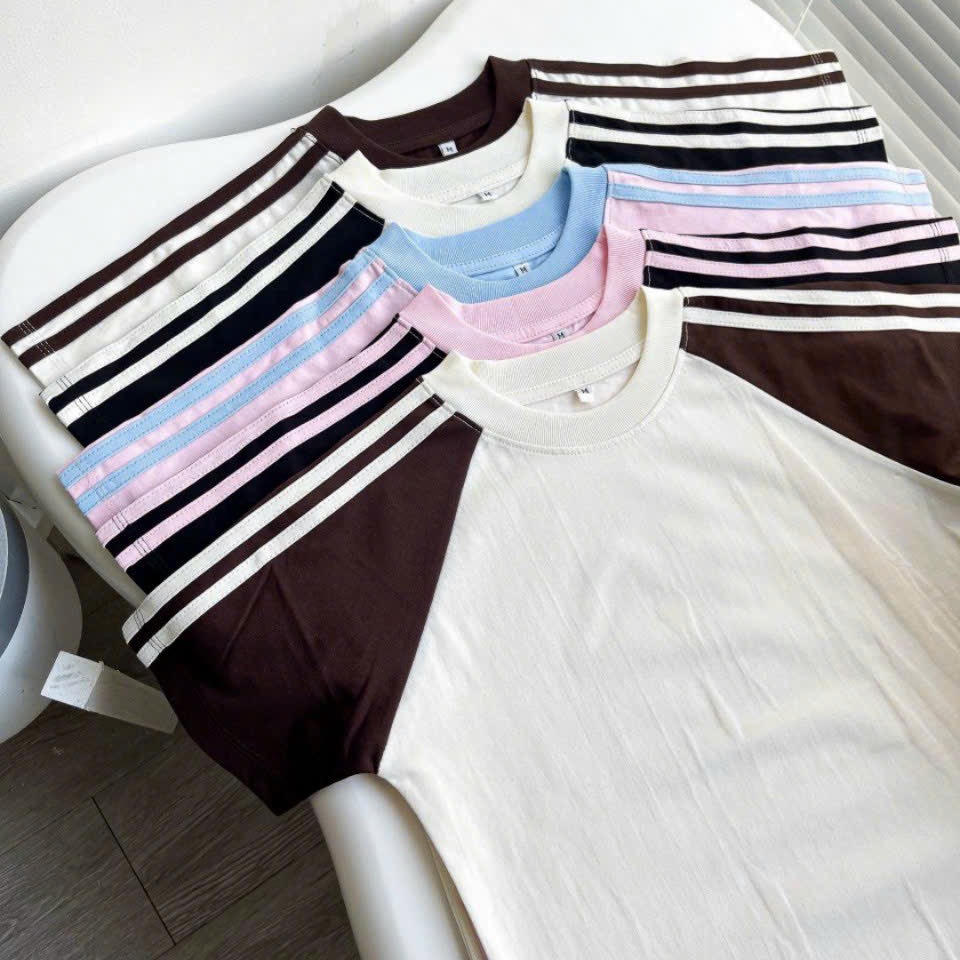 Áo thun nữ baby tee chất thun cotton 100% cực xinh Anngo - BT02